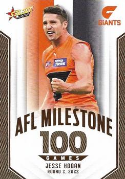 2023 Select AFL Footy Stars - AFL Milestones Games #MG37 Jesse Hogan Front